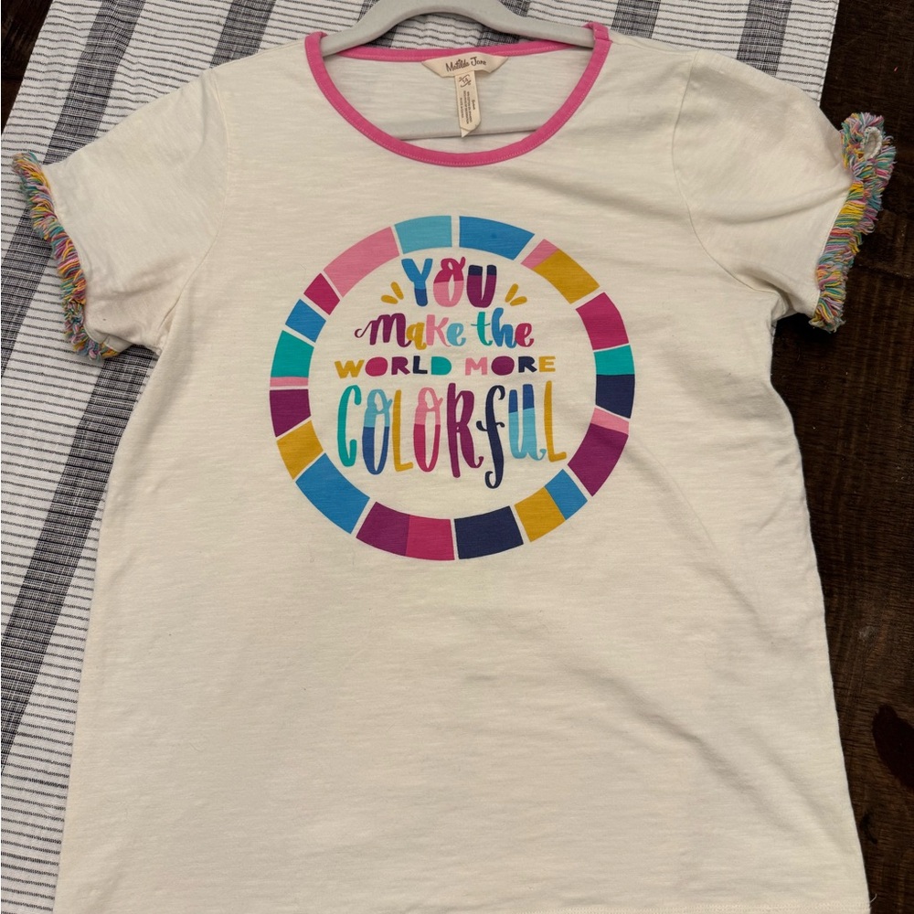 Matilda Jane Pink and Blue Short Sleeve Tee